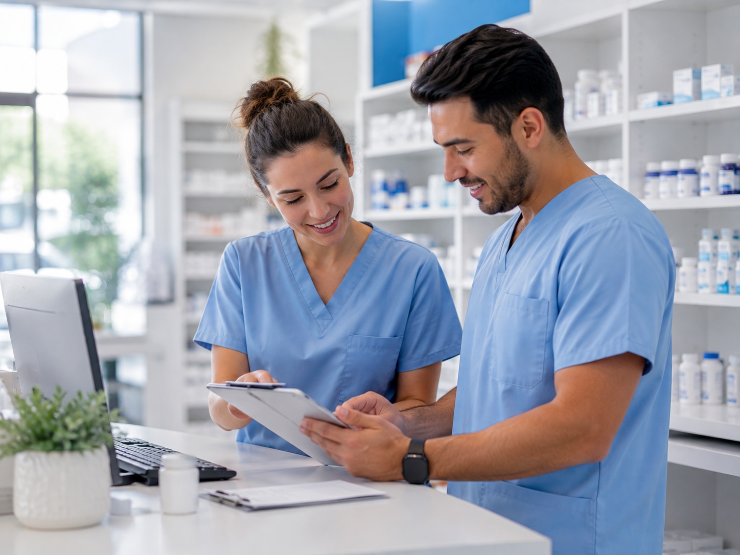 Pharmacy service illustration